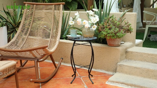 Amazon.com: MUMTOP Side Patio Tables-Mosaic Outdoor Side Table
