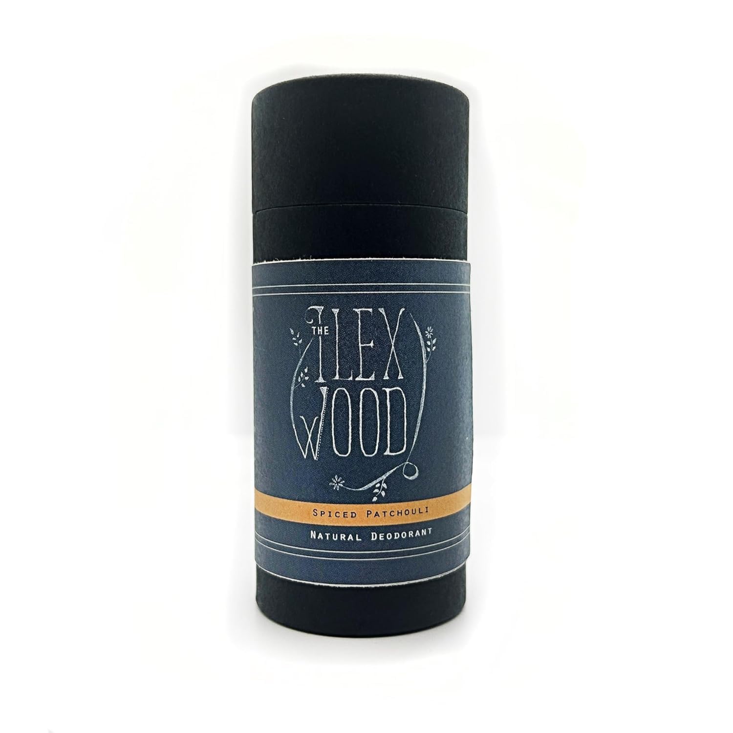 The Ilex Wood - Déodorant naturel boisé au patchouli épicé - 70 ml. Dans un tube en carton écologique, végétalien, sans plastique, sans alcool, sans toxines, sans sels d'aluminium et sans cruauté
