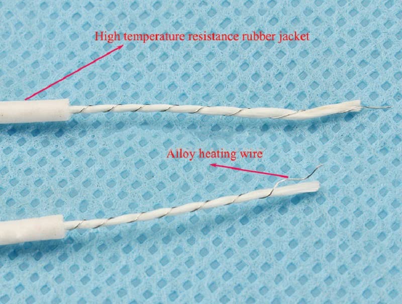 Cable calefactor de silicona 1 metro 5V/12V/24V/36V/48V miniatura 6