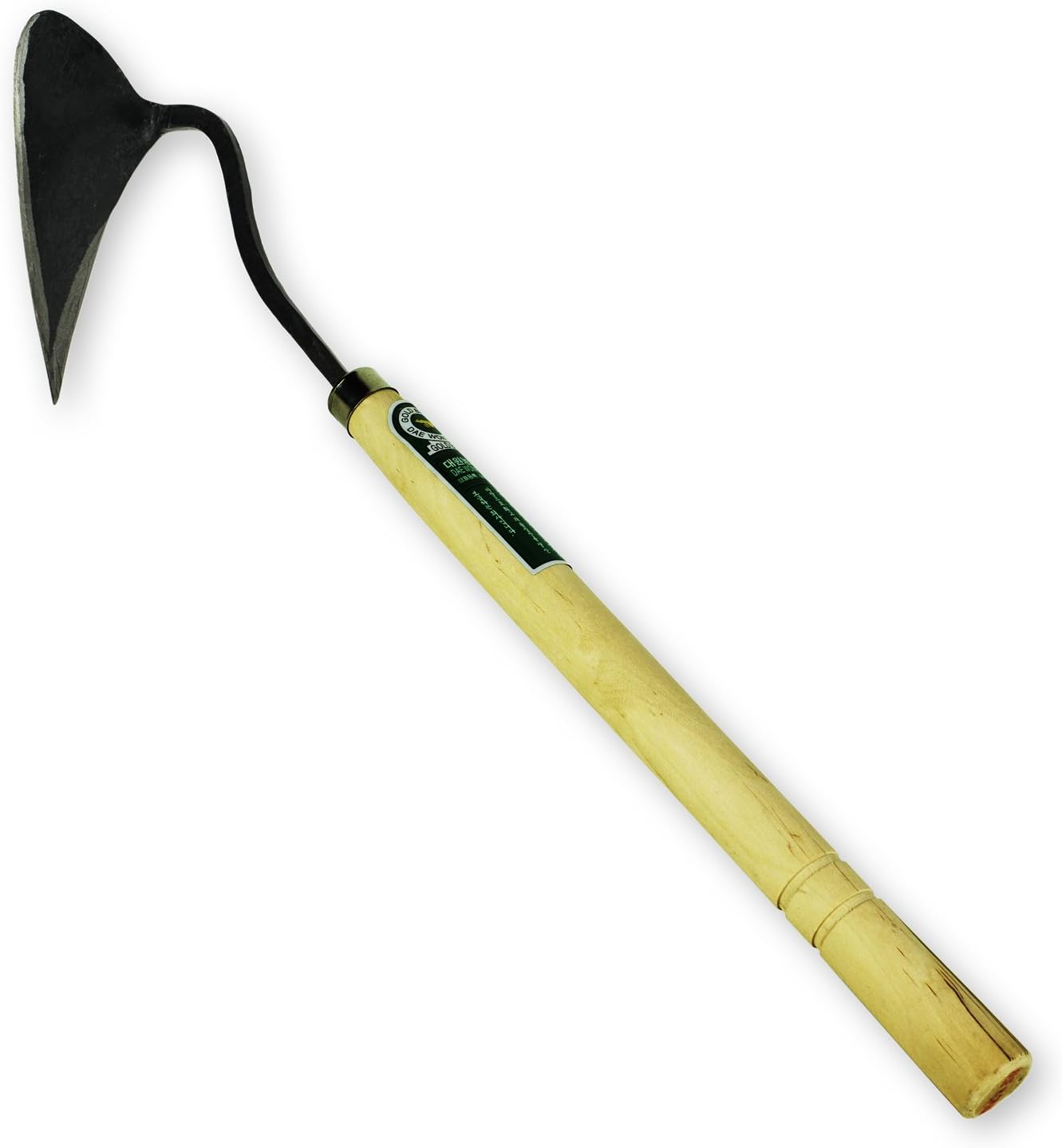 Garden Tool Hoe Ho-Mi Digger Korean weeding sickle long handled 22.5 inch Long