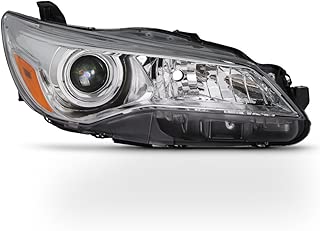 For 2015 2016 2017 Toyota Camry XV50 Chrome Housing Factory Style Projector Headlight (Passenger Right Side Only) - coolthings.us