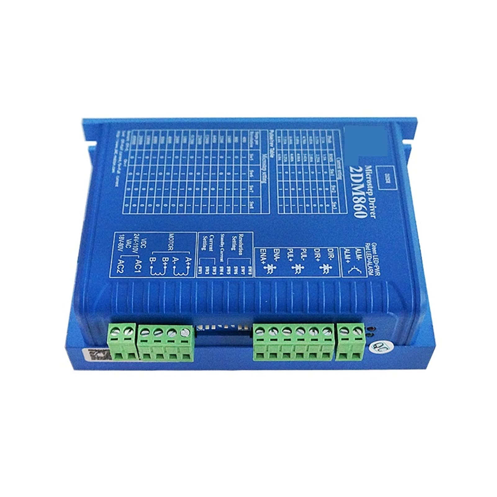 2dm860 Conductor de motor paso a digtal 2Fase 3 0V-80VAC Actuales 2.1-8.4A for CNC Máquina grabado enrutador 86 a Automatización industrial