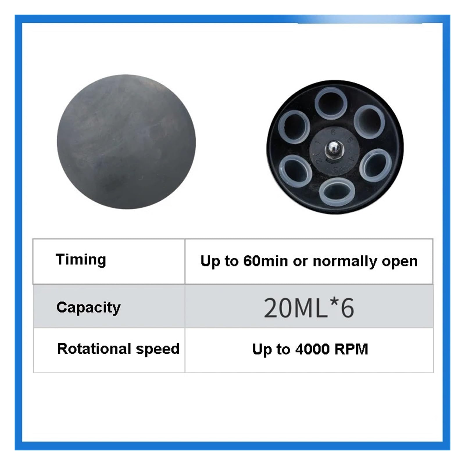 Macchina centrifuga, Centrifuga Portatile 4000rpm 20ml X 6 Tubi Laboratorio 800D Isolare Siero Elettrico Da
