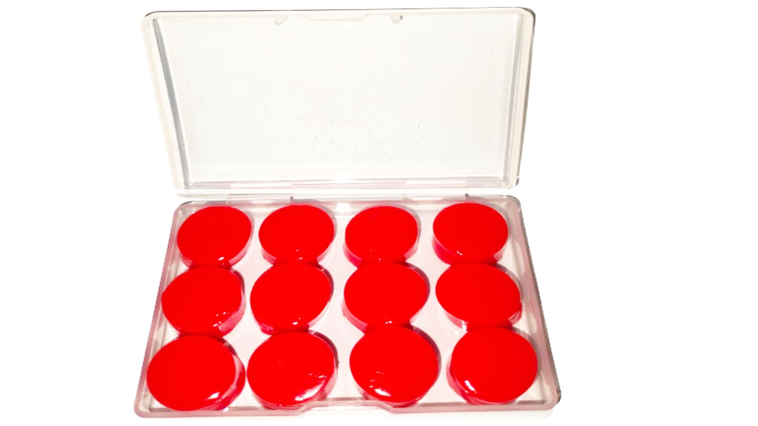 Reusable Soft Silicone Earplugs, Waterproof Noise Cancelling Earplugs for Sleeping, Shooting, Airplanes, Concerts, Mowing, Pack of 6 Pair Red Ear Plugs-image-6