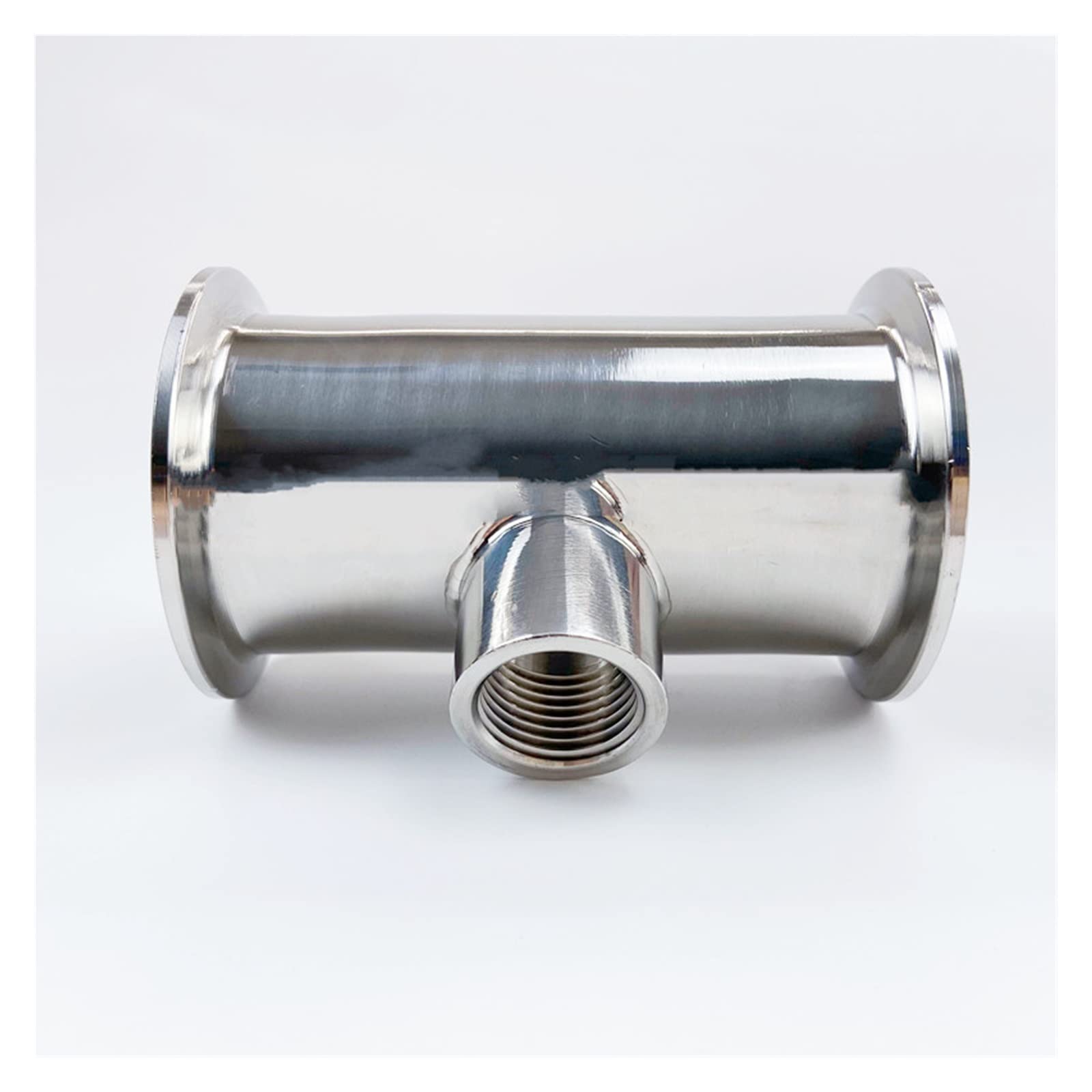 UVERLY 2"(51mm) OD64 Morsetto Colonna di Reflusso con Filettatura Femmina 1/2", Lunghezza 4"(100mm), Spessore 2mm, SS304