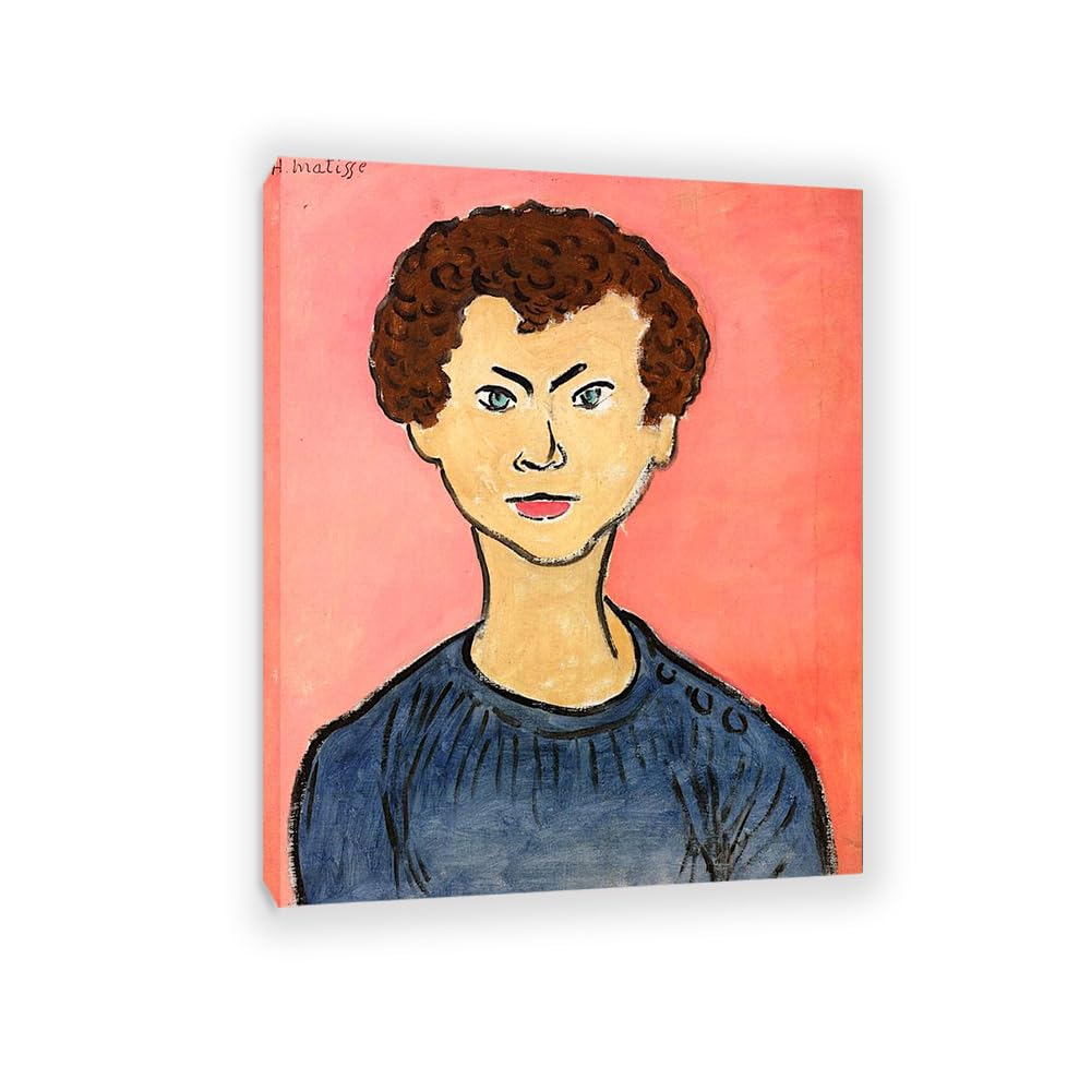 Henri Matisse portrait avec un pull tableau pour habiller un mur vide - 8