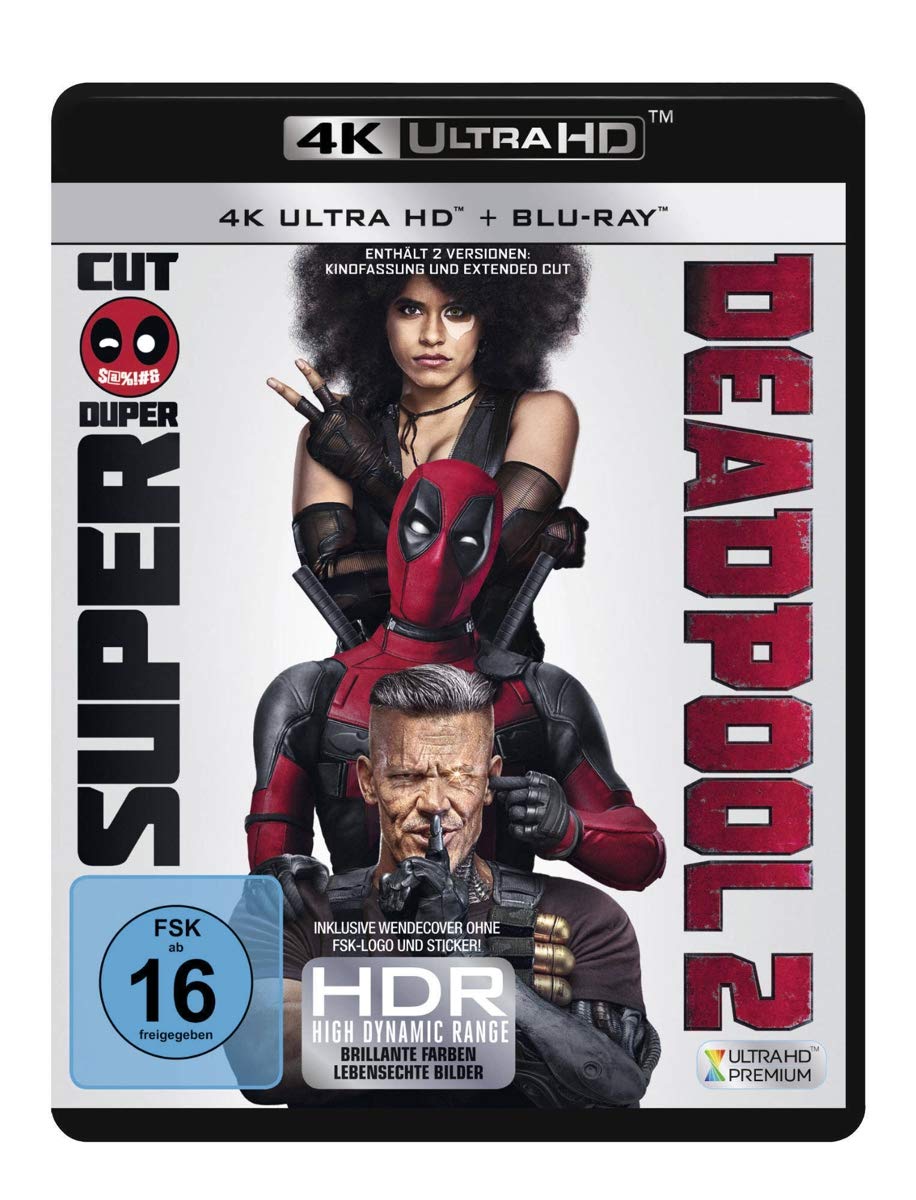 Deadpool 2 4K, 1 UHD-Blu-ray + 1 Blu-ray: Amazon.co.uk: Reynolds, Ryan ...