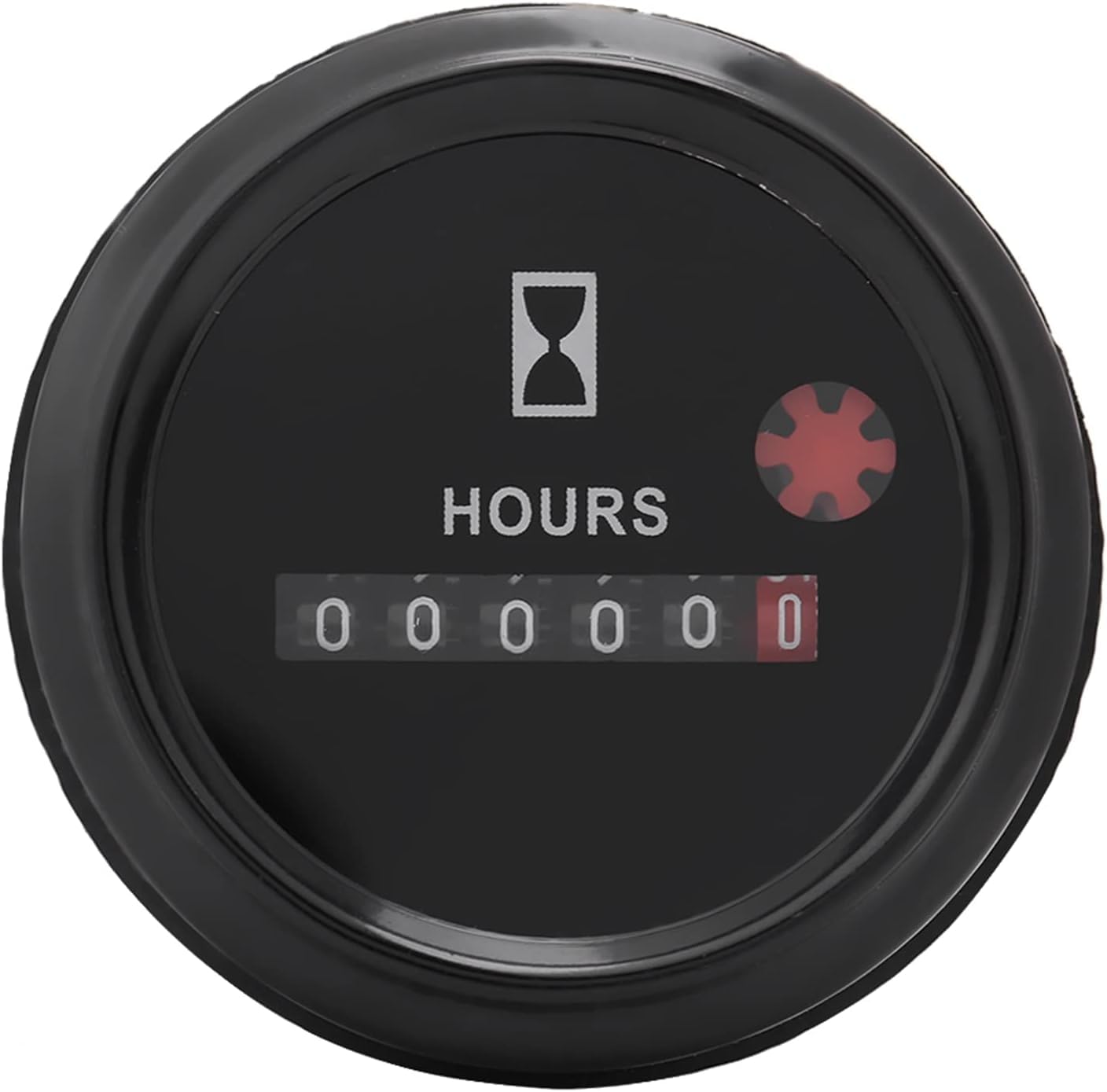 Compteur Horaire MéCanique, Testeur de Minuterie de PréCision à 6 Chiffres DC 12V 24V 36V, Adapté Au Moteur de Camion de Bateau de Voiture de Moto