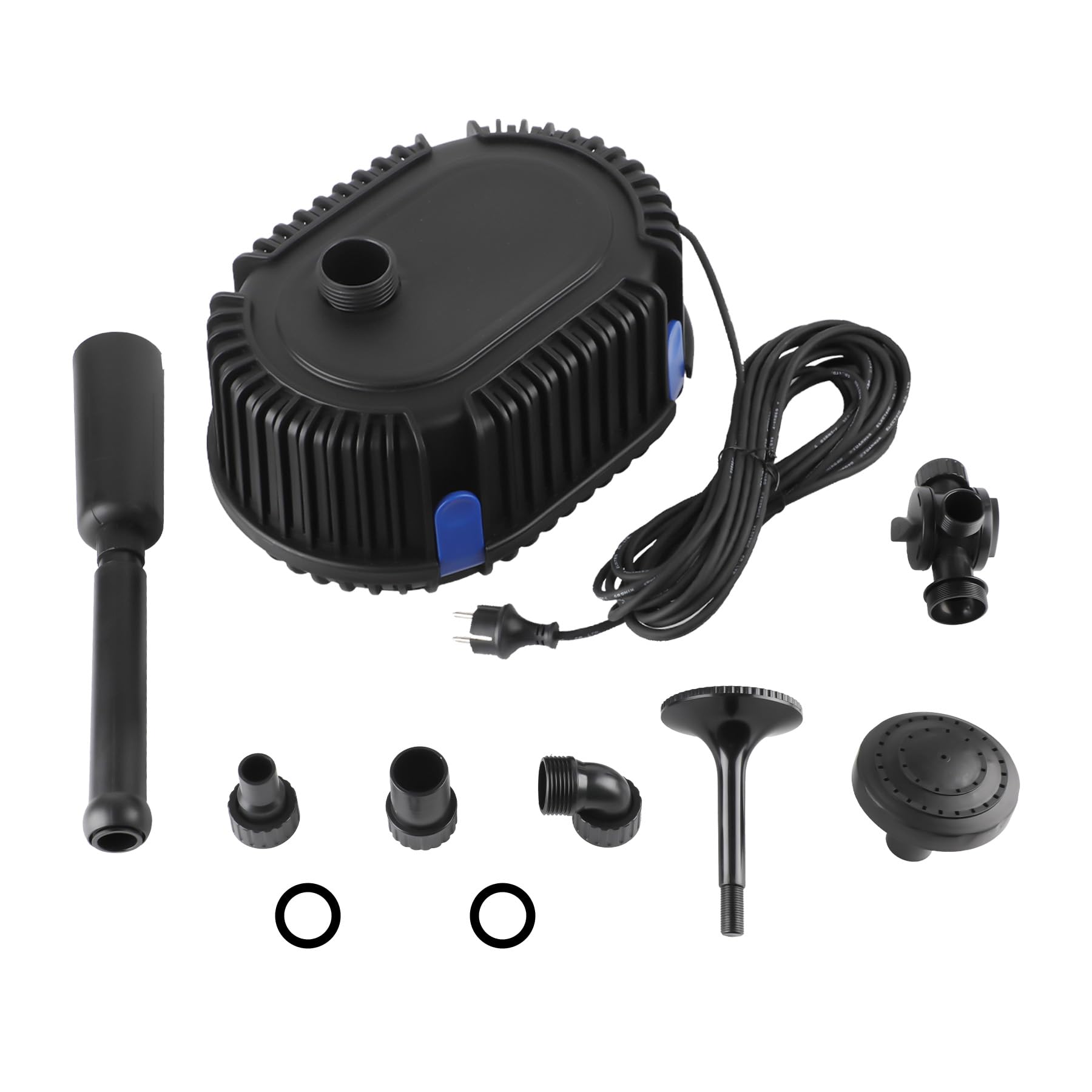Forever Speed Pompe pour Fontaine extérieure 3800L/h Pompe pour Bassin Jeux d'eau pour Jardins, bassins, fontaines 20W