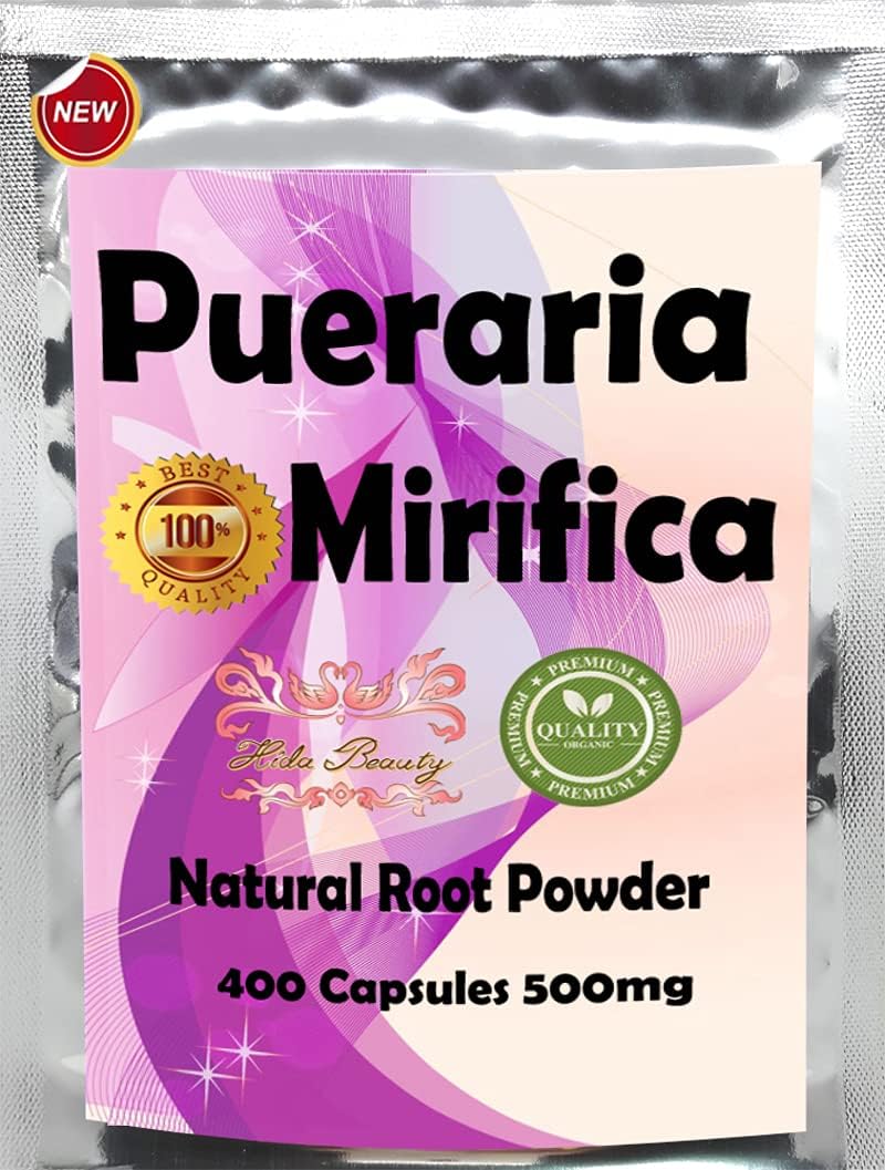 Pueraria mirifica Powder Premium Grade Grown in Thailand 400Caps