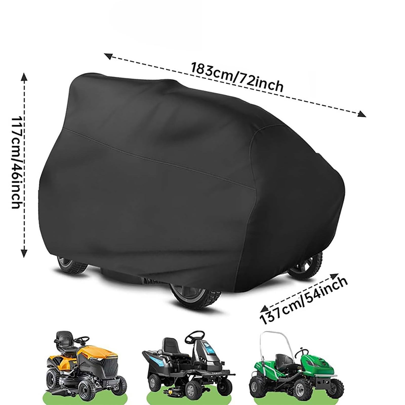 Funda para cortacésped autopropulsado, Compatible con Mean Green Mowers Nemesis 2022, Funda Protectora
