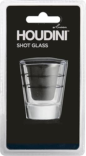 Miniatura 4 de Houdini Vaso de chupito clásico, incluye marcas de medición de 1 oz y 1.5 oz