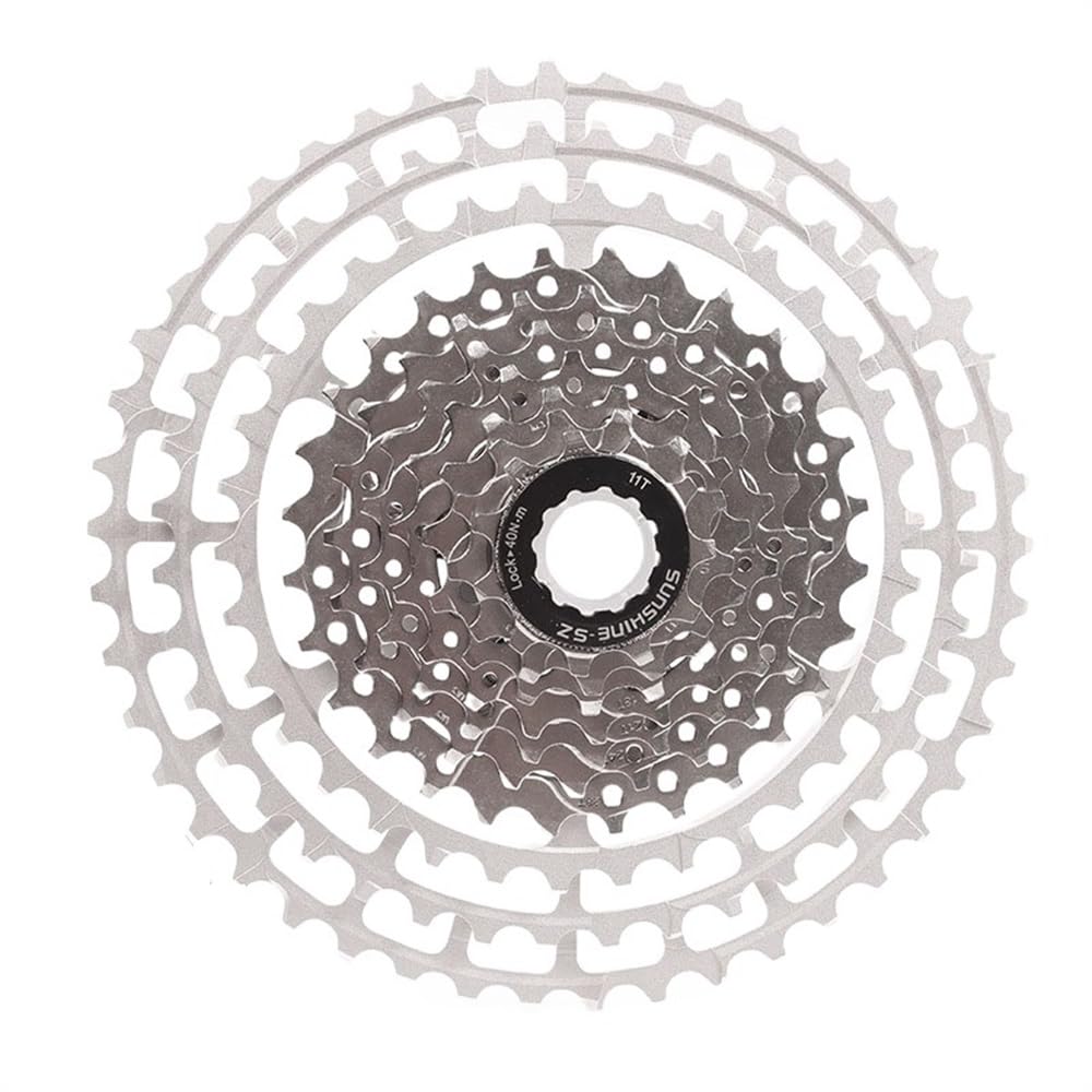PiñOn Bicicleta Rueda Libre for Bicicleta de montaña, 10 velocidades, 11-46T, 11-13-15-18-21-24-28-32-36-40-46T, Volante Hueco Ultraligero Cassettes Y PiñOnes para Bicicletas