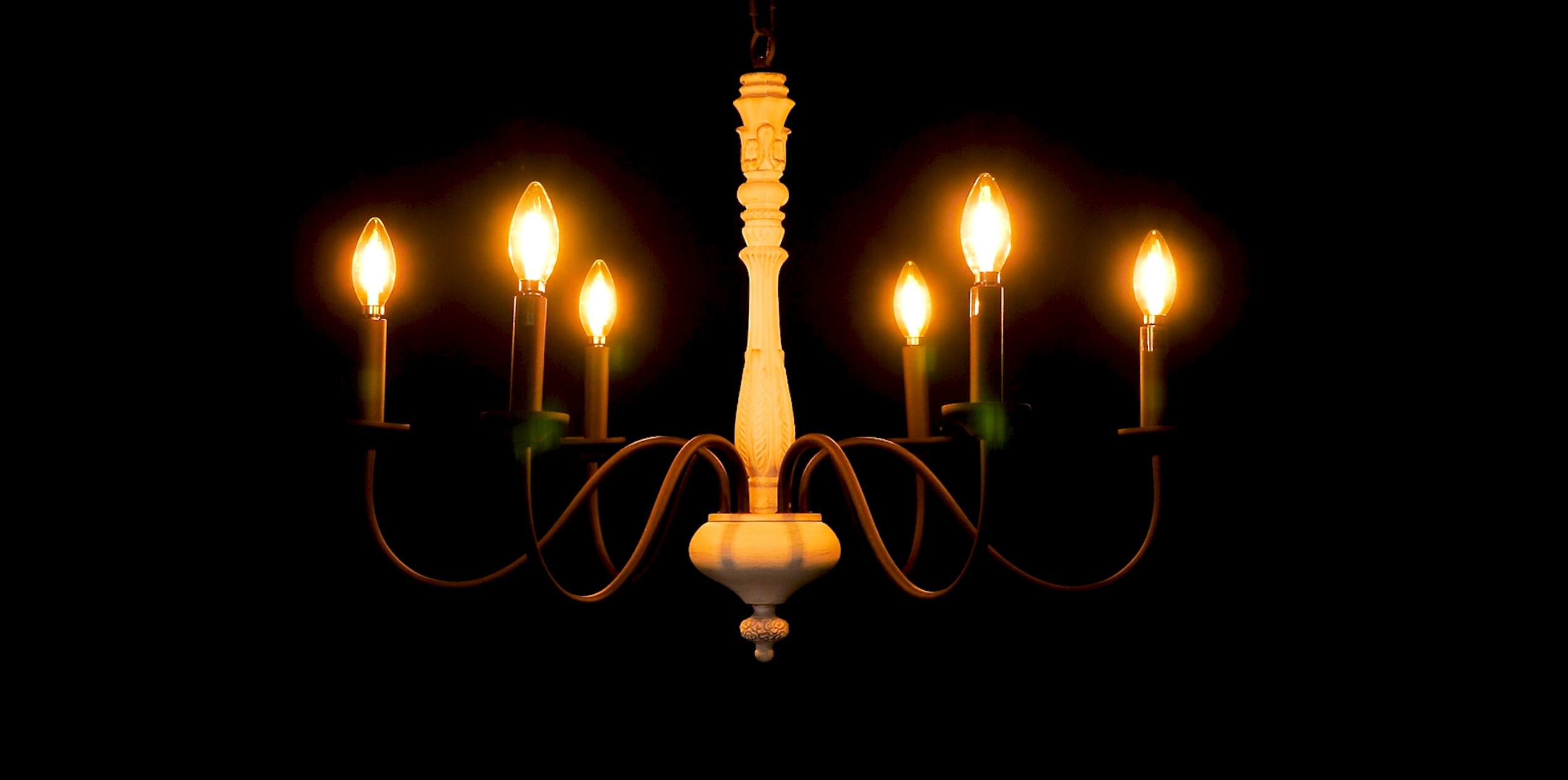French Country Chandelier,6-Light Farmhouse Chandelier Vintage