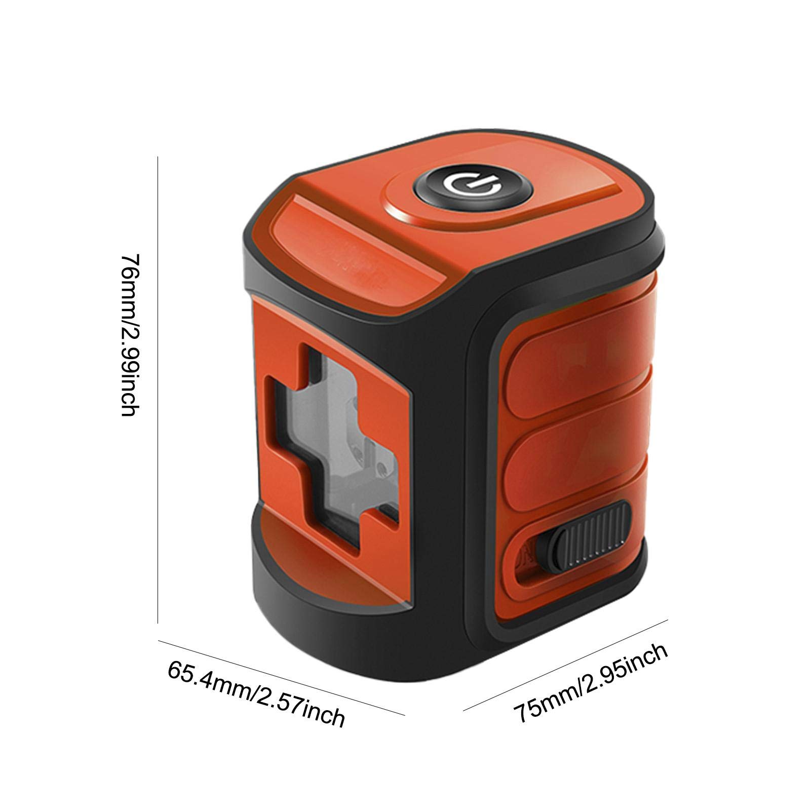Nivel Láser Mini 3D Autonivelante Láseres, Con Horizontales Y Verticales Línea De Rayo IP54 Y 3 ° Nivelación Automática Resistente Al Agua, Al Polvo Y A Los Impactos, Para Decoración De Edificios.
