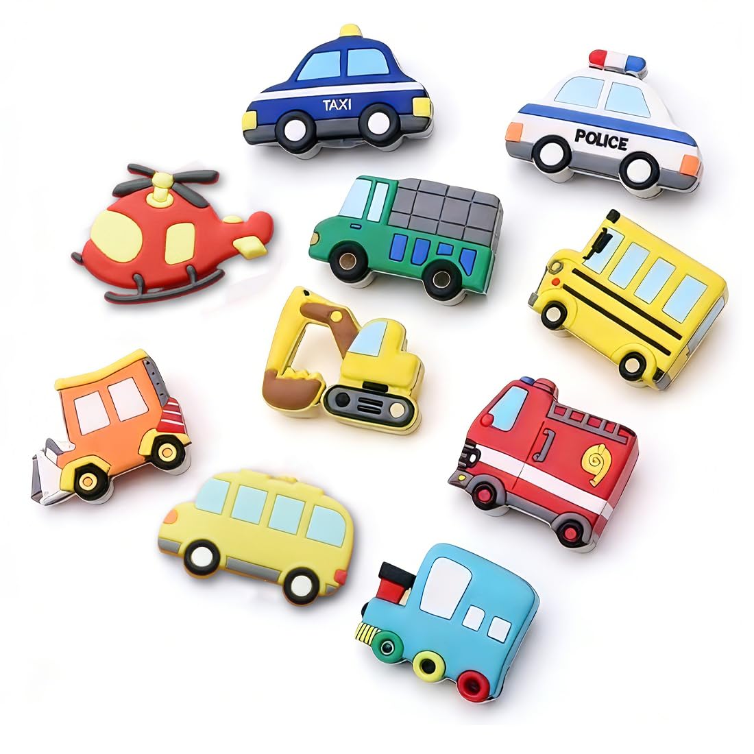 10 Pezzi Magneti Da Frigorifero Bambini, Calamite Bambini, Auto Calamite da Frigo,Auto Magnetici per Lavagna,Magnetici,Simpatici Magneti da Frigorifero,per Bambini Che Imparano Lavagna