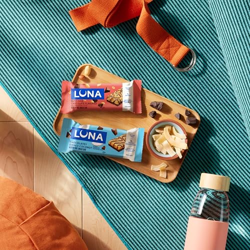 LUNA Bar Chocolatey Dipped Coconut, Gluten Free Snack Bars, 6ct | Plant-Based Protein Bars, 8g Protein, Non-GMO, Made with Organic Oats and Coconut - image 9