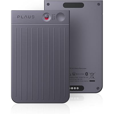 PLAUD NOTE AI ボイスレコーダー ワンタッチ録音 文字起こし 先端LLMによる要約 ICレコーダー 携帯/PCアプリ連動 通常録音/通話録音モード  …