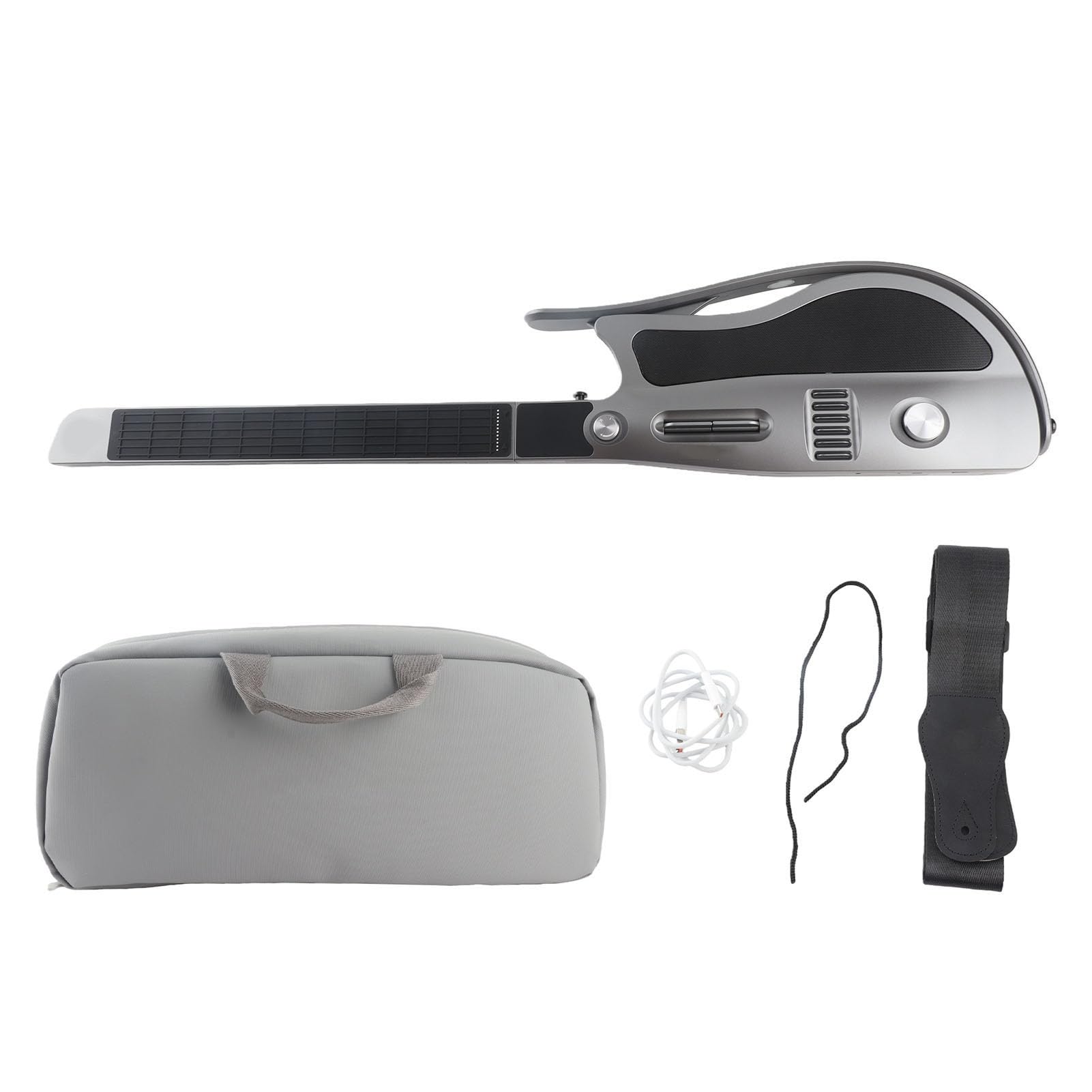 Generic Chitarra Elettrica Intelligente Design Elegante e Pieghevole con Sintonizzatore Integrato per Principianti 1 unità