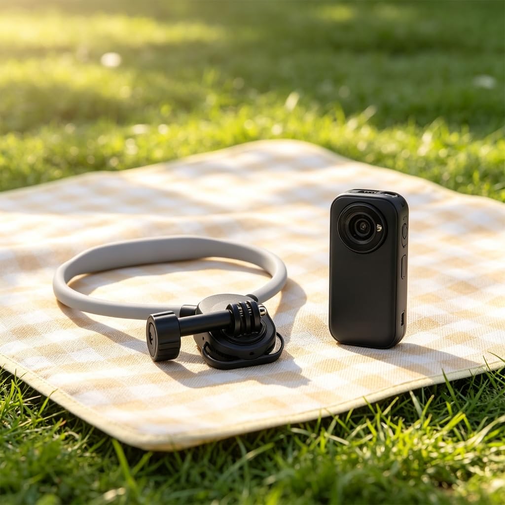 Supporto da collo indossabile per Action Camera Walking e video di tutti i giorni