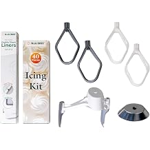 NutriMill Bakers Bundle for Bosch Universal Plus and NutriMill Artiste Bowl Scraper, Cookie Paddles, Cake Paddles, Metal Whip Driver, Icing Kit, Cookie Sheets