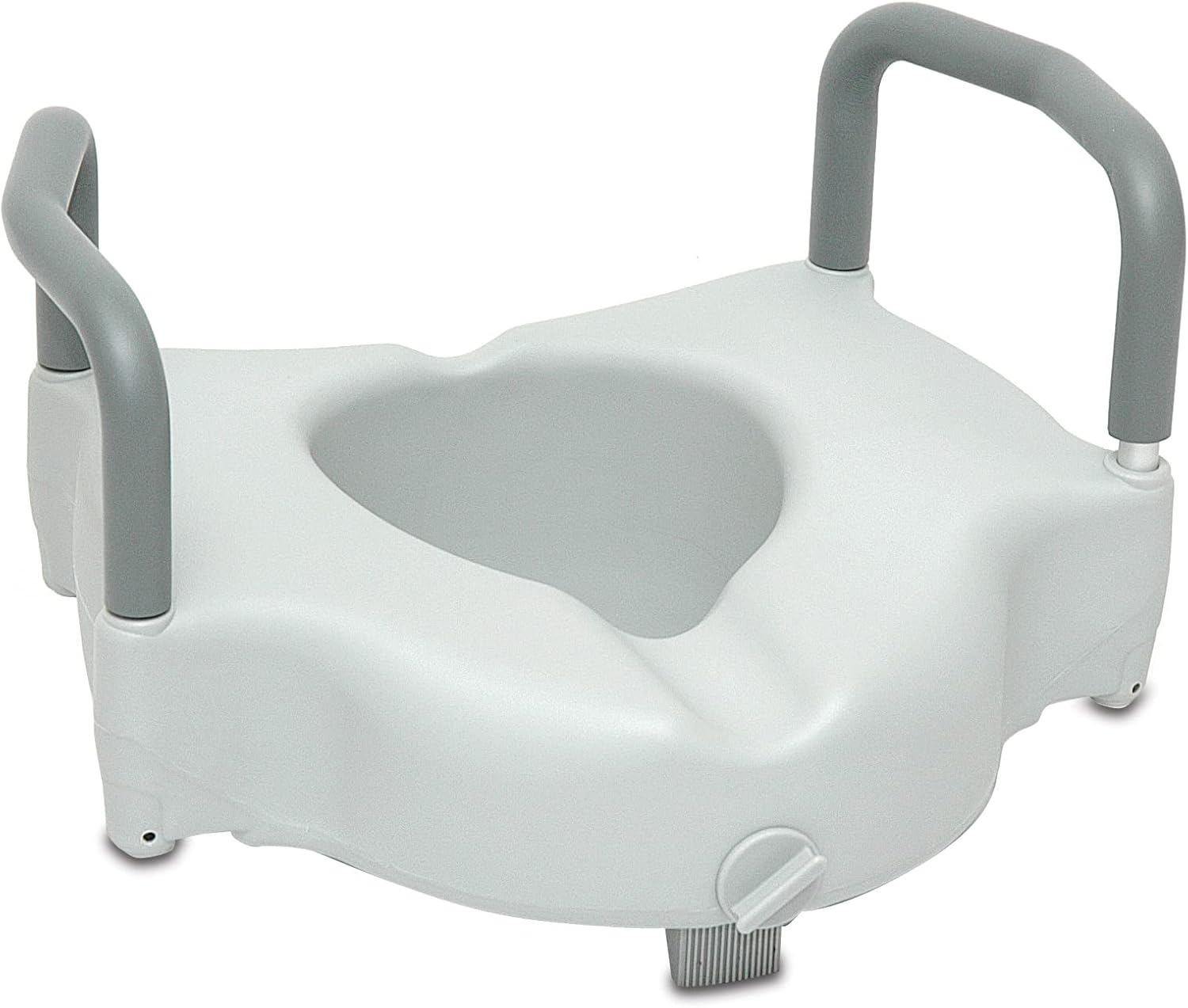 ProBasics EZ Lock Raised Toilet Seat with Handles, 4.5