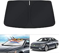 Vista 32 de KUST - Parasol para parabrisas para Chevy Equinox 2010–2017, accesorios para ventanas, funda solar plegable, bloquea los rayos UV, mantiene el coche