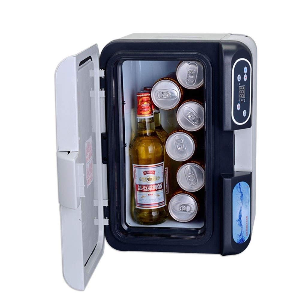 12L Auto Portatile Frigorifero/Auto e casa 12v / 24v / 220V Frigorifero Elettrico Mini Frigorifero Portatile Libero Caldo e Freddo, per Camion, Viaggi, Picnic,Campeggio