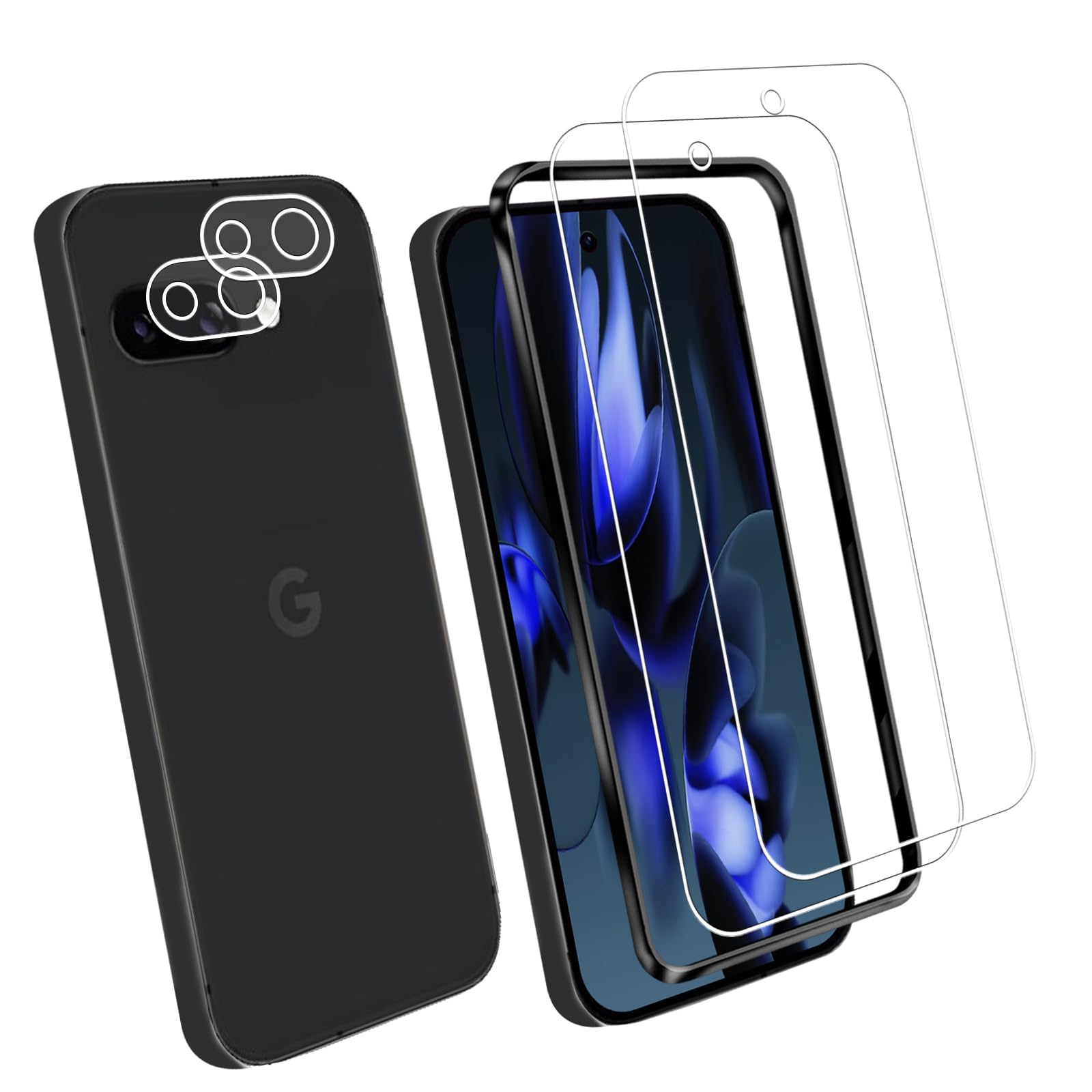 Amazon | 対応 Google Pixel 9A ガラスフィルム 【ガイド枠付き】2