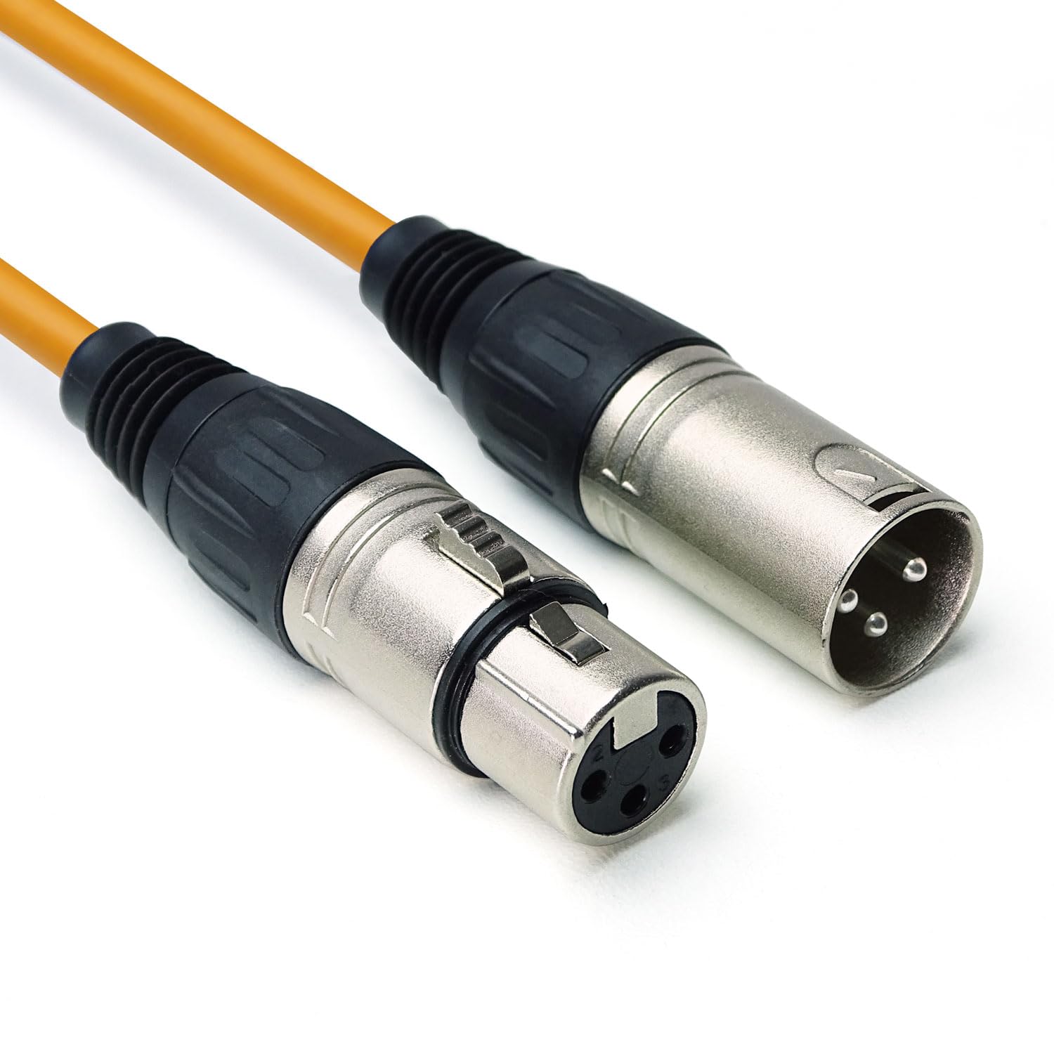 keepdrum Cable de micrófono XLR de 3 pines, longitud 10m 7 unidades