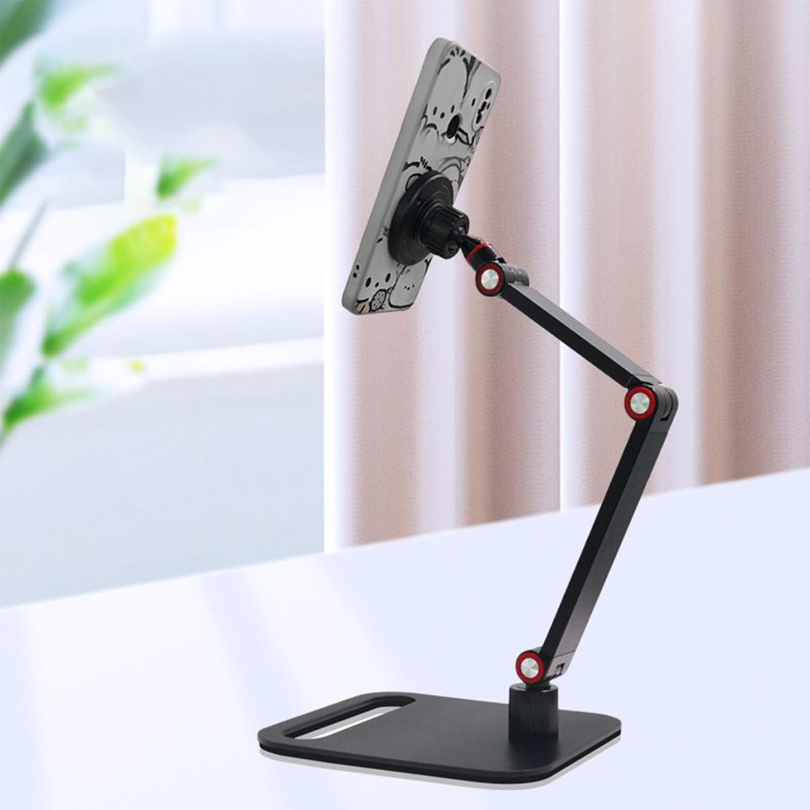 Supporto Magnetico Per Telefono Da Scrivania Supporto Rotante a 360 Gradi | Di Supporto Regolabile Per Telefono Per Casa Ufficio Viaggio Comodino