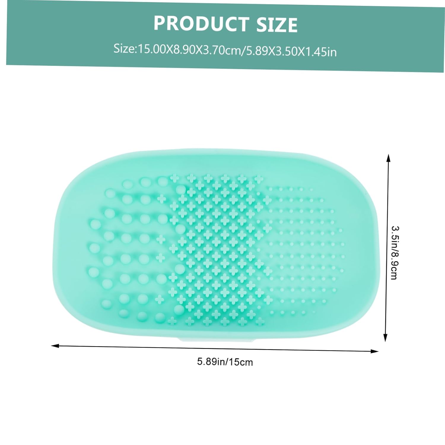 2Pcs Silicone Cosmetic Brush Cleaning Pads for Makeup Brush Care