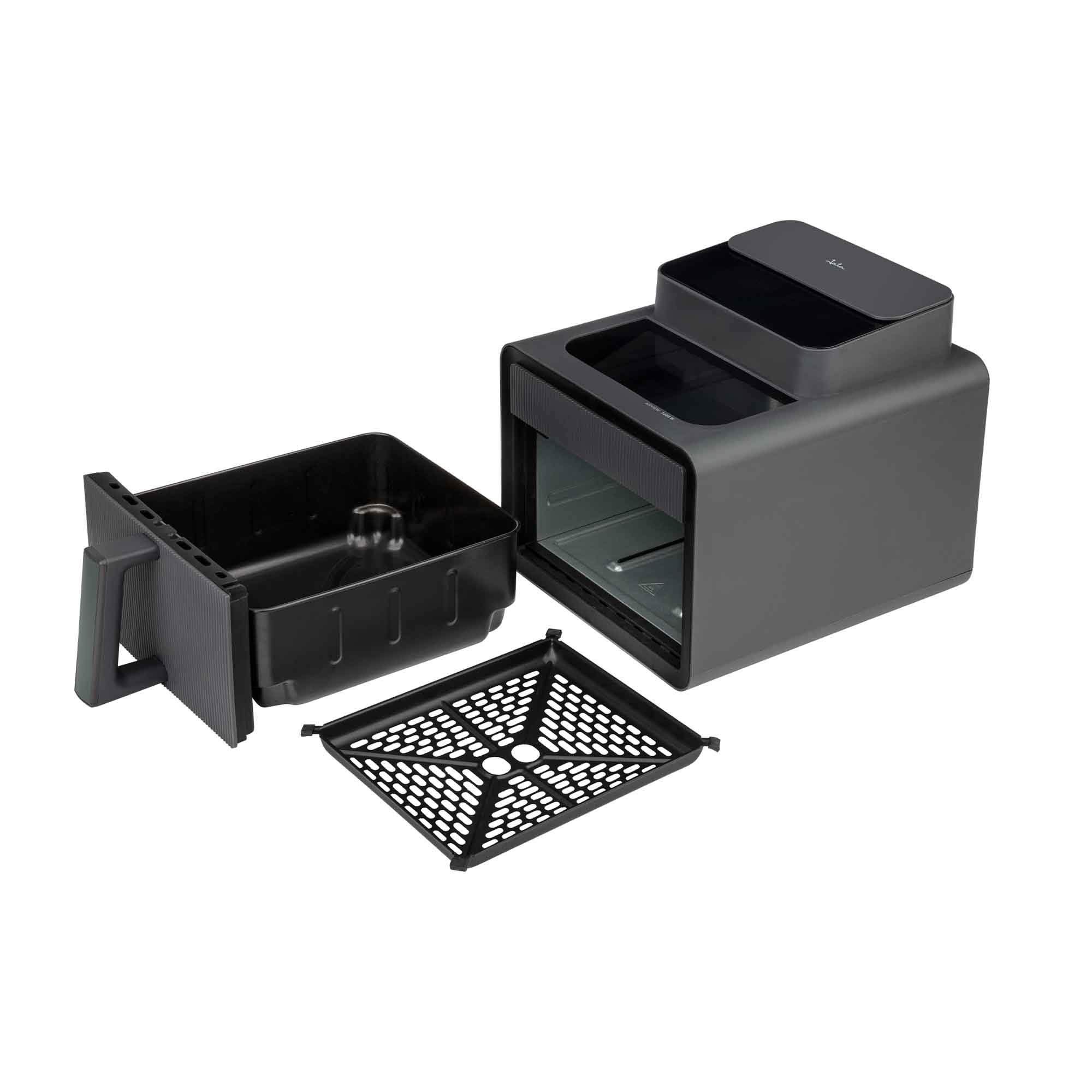 JATA JEFR1270 - Freidora sin Aceite 7L 1600W con Ventana Transparente, Air Fryer Grande con 6 Programas, 200ºC, Cestillo Antiadherente sin BPA, Desconexión Automática