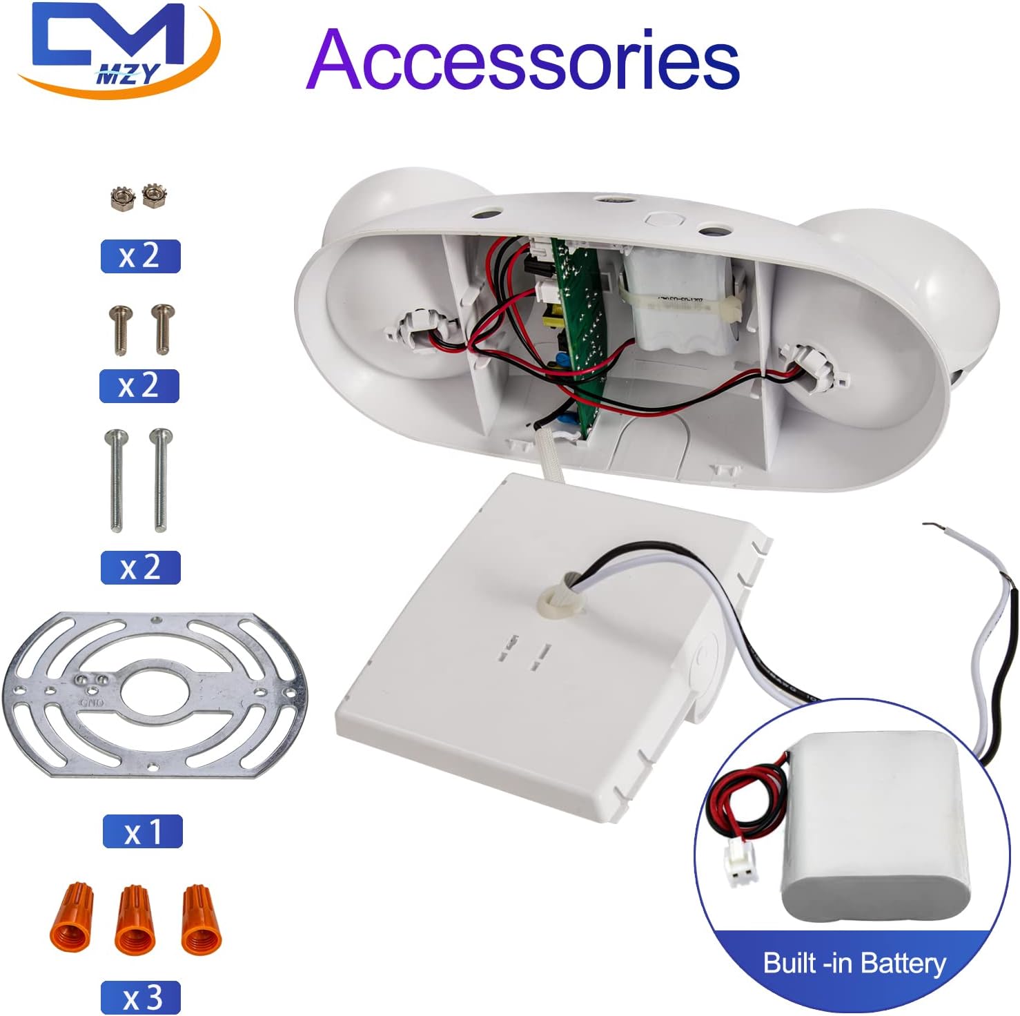 CM MZY Emergency Lights, Battery Backup, Commercial, Liberia Ubuy