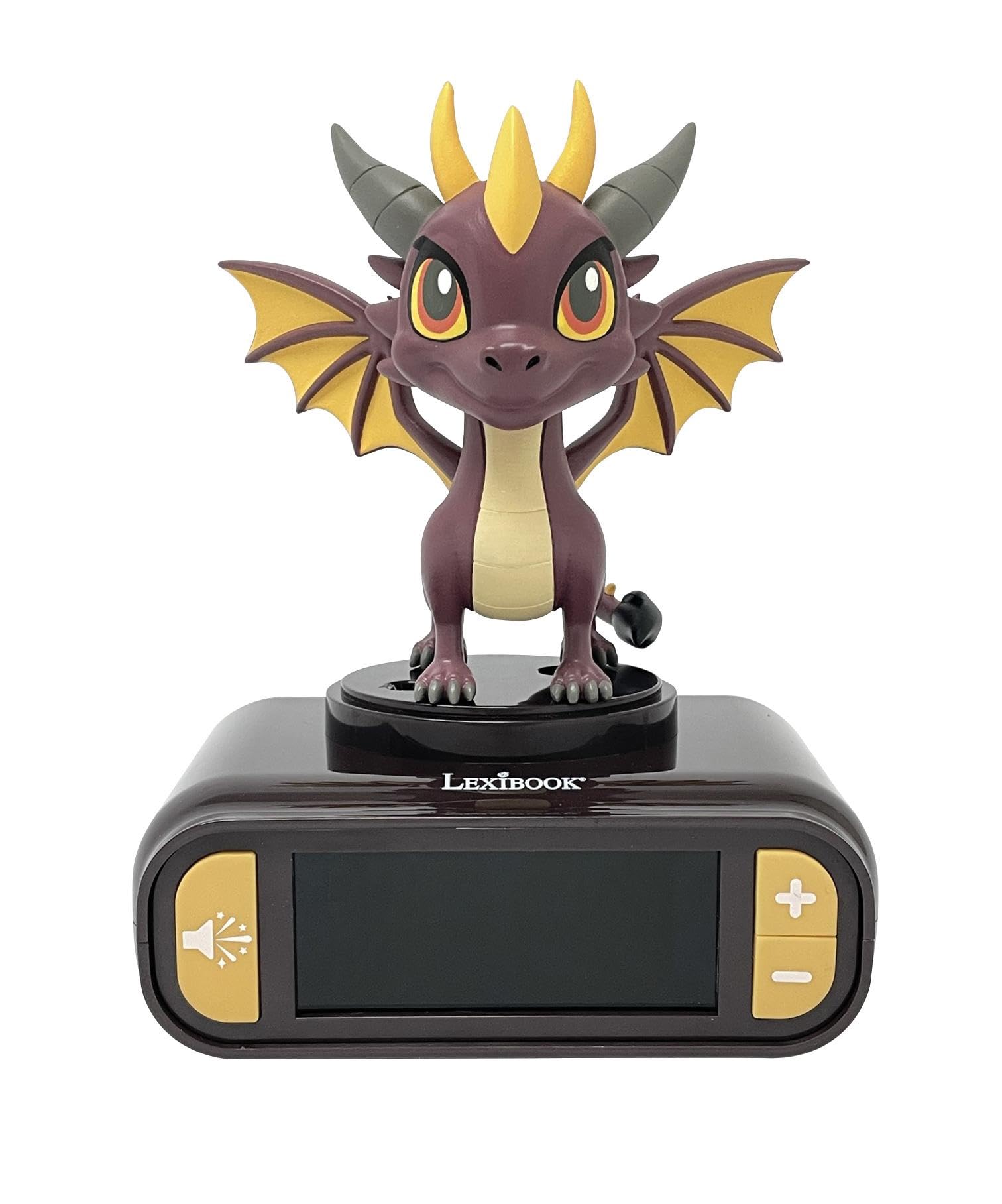 LEXiBOOK, Rl800DRA Réveil avec effets sonores Motif dragon Noir