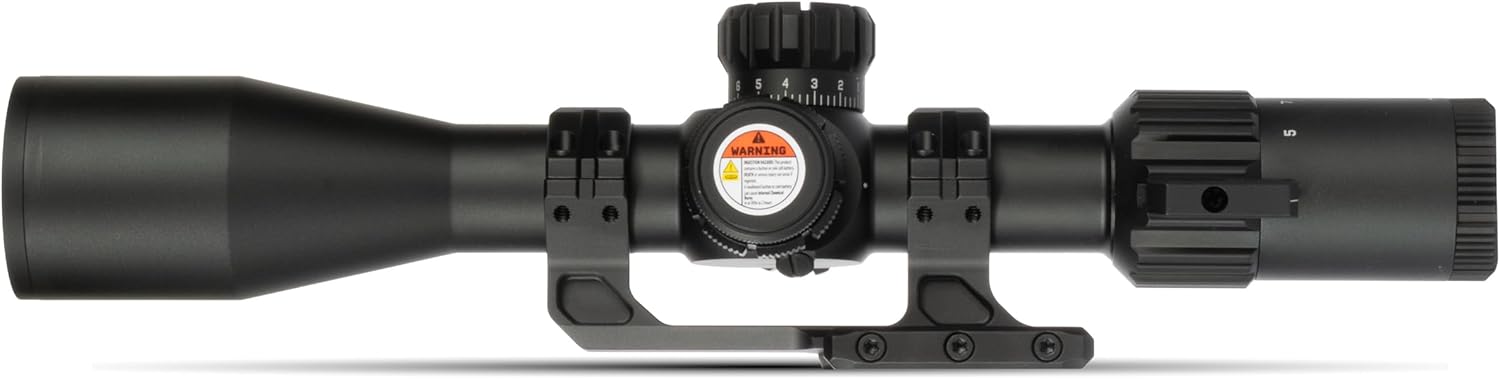 Monstrum Beast 3-15x44 Rifle Scope with Side Focus and Offset Scope Mount