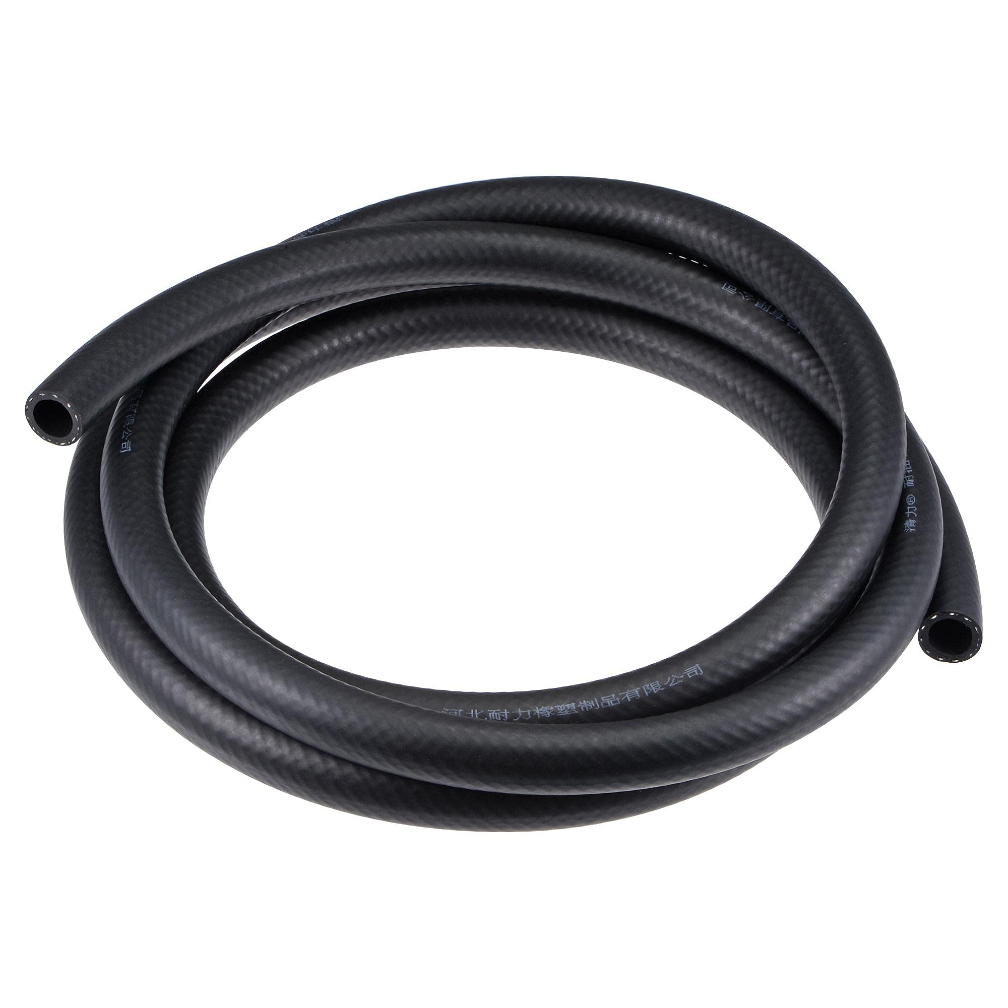 Uxcell 5/8" ID Fuel Line Hose - 5ft Black Oil Tubing For Small Engines, Gas, Diesel, E-85