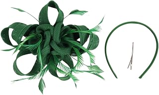 Hat Fascinator Headband for Women Women Fascinator Hair Clip Fascinator 1920 Headband for Cocktail Wedding Tea Party