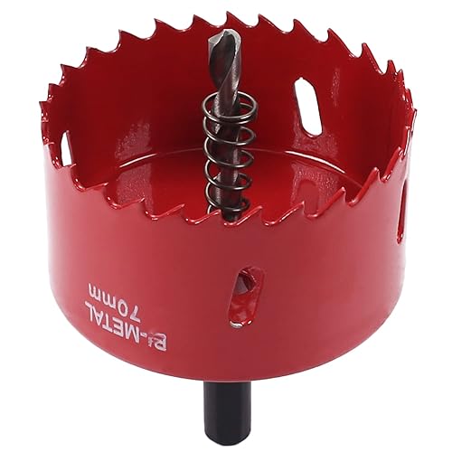 Miniatura 1 de Utoolmart Broca bimetálica de sierra de agujero de 2.756 in2.75 pulgadas, profundidad de corte de 0.984 in1 pulgada de profundidad de corte, hoja de