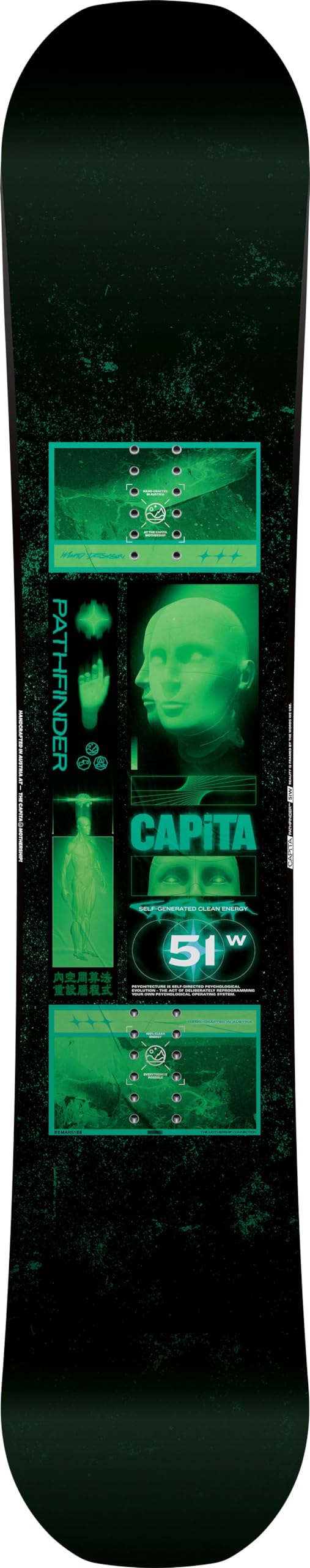 CAPiTA Pathfinder Reverse Camber Wide Mens Snowboard, 151