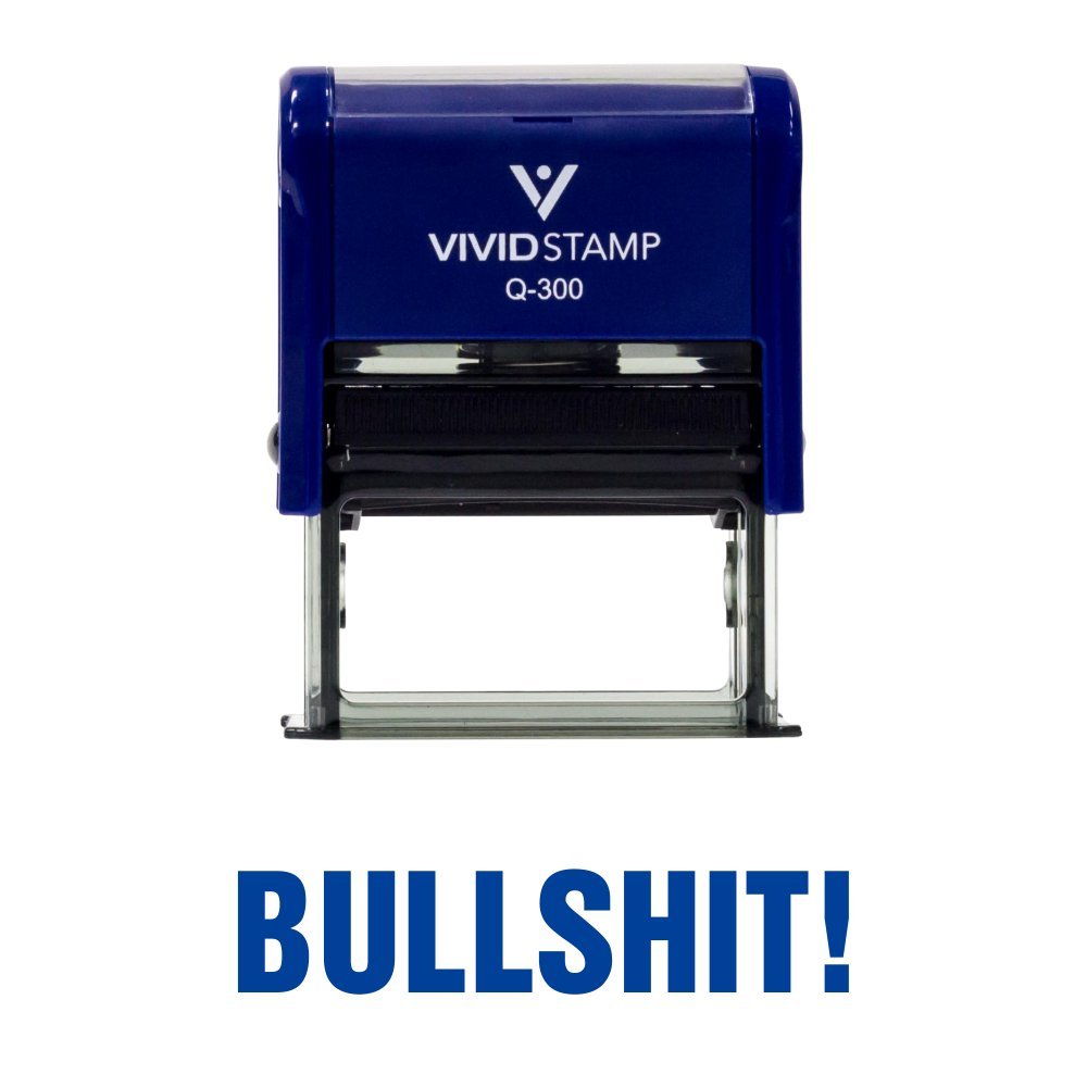 Self Inking Red Rubber Stamp - Medium -9