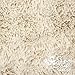 kullaloo Microfaser Zottelplüsch/Plüschstoff Shaggy als Meterware 15mm bis 30mm Florlänge – 0,5m (beige/Latte)