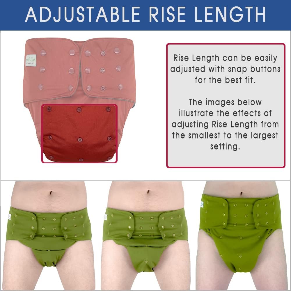 EcoAble Adult Pocket Cloth Diaper with Insert Seychelles Ubuy