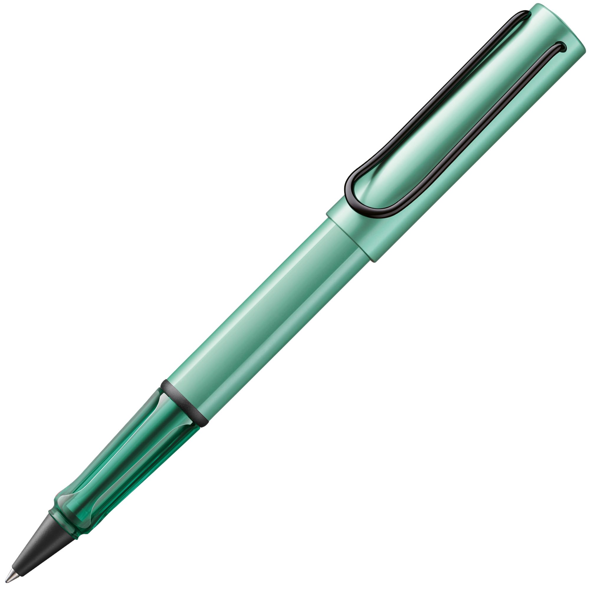 Lamy AL-star mint - Rollerball Pen pen with transparent, ergonomic grip & line width M - lightweight aluminum body - including rollerball refill M 63 in black