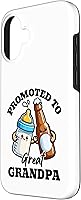 Vista 2 de Great Grandpa to Be Promoted to Great Grandpa Est. 2026 2027 Case for iPhone 16