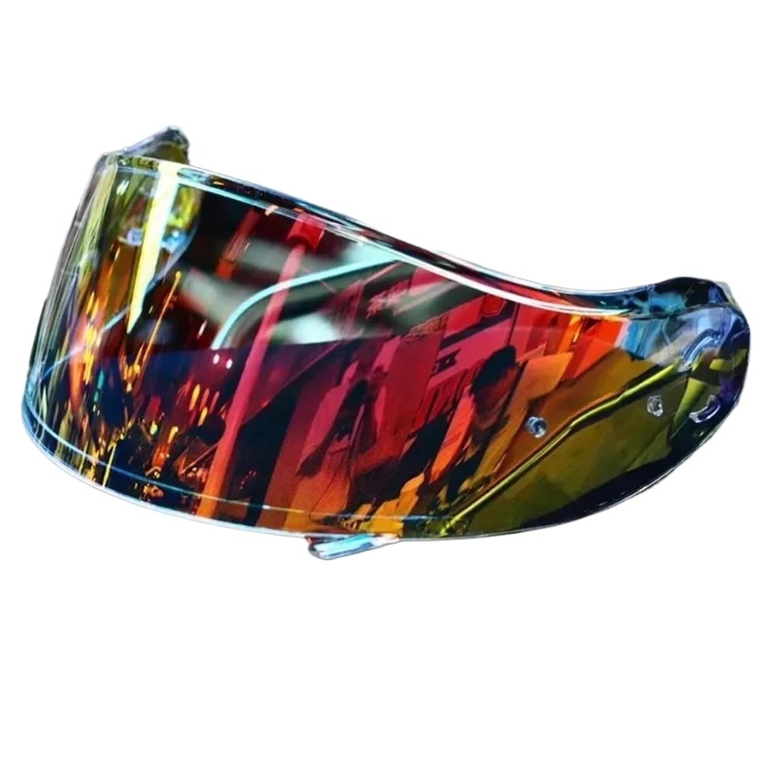 Visera para casco de moto Estuche for visera de casco motocicleta con protector facial completo(Color 1)