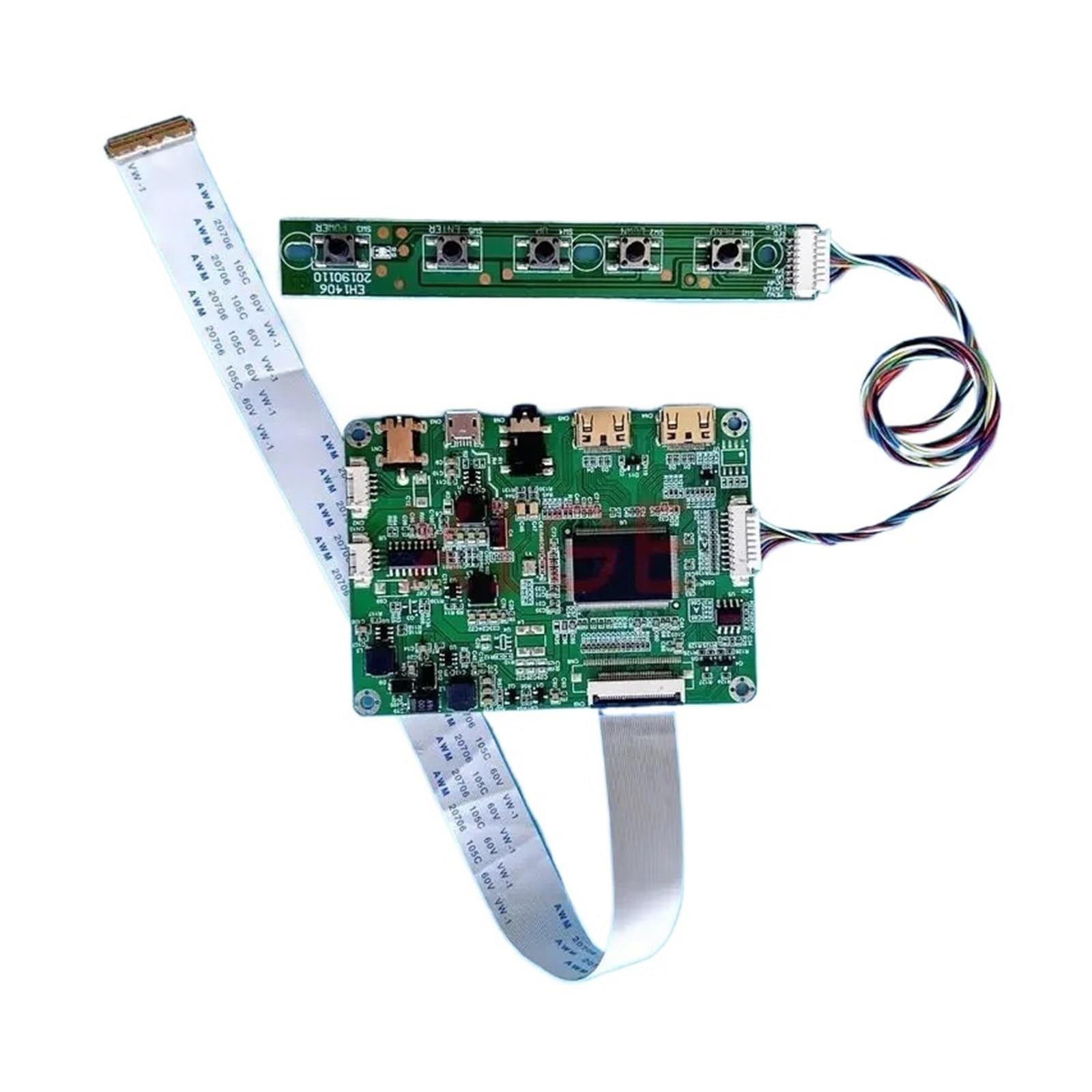 Placa Controladora De Controlador Compatible con NV173FHM N173HCE N173HGE USB Micro Pantalla De Ordenador Portátil 30 Pines EDP 1920 * 1080 17,3 "Compatible con HDMI(For NV173FHM-N41)