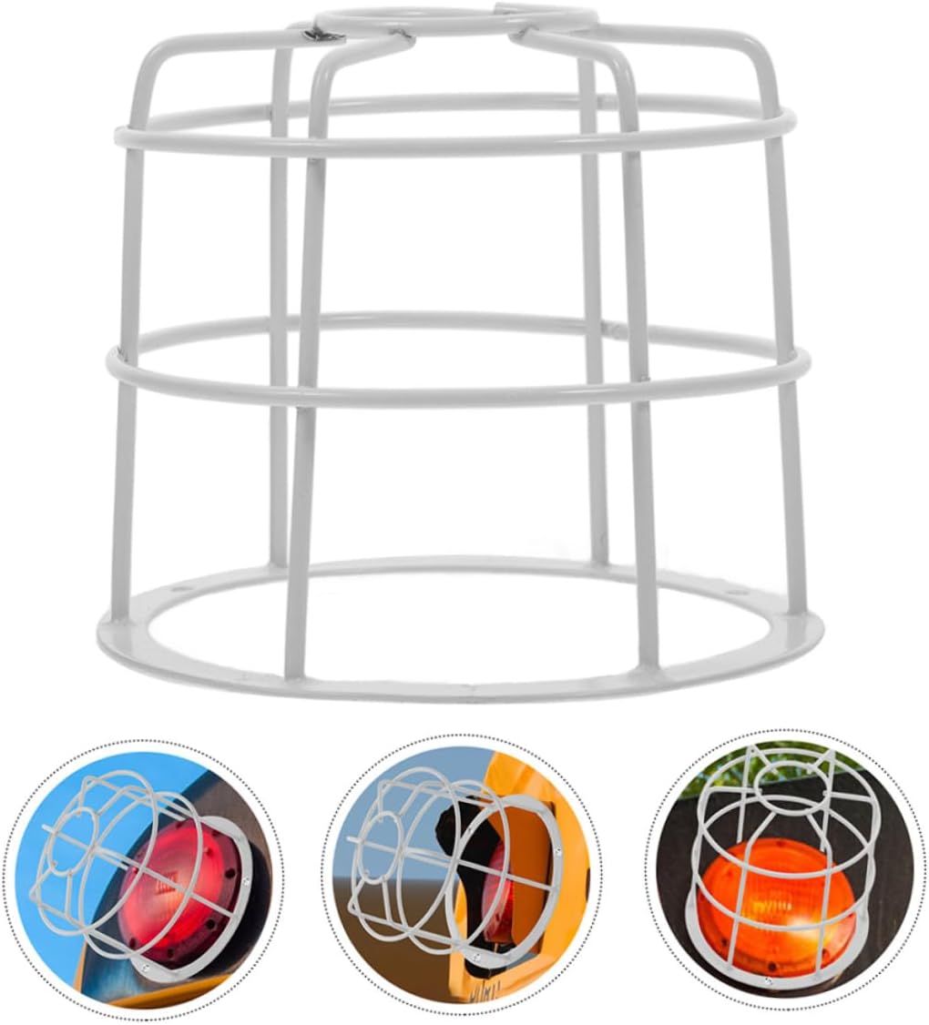 Artibetter 2pcs Replacement Signal Light Guard Wire Mesh Cover for Warning Led Lights Industrial Lampshade Protection