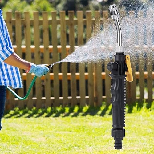 Miniatura 2 de G3/8 DN10 Pulverizador de agua de metal ajustable de alta presión con boquilla de 3 ocm riego flores plantas herramienta riego jardín