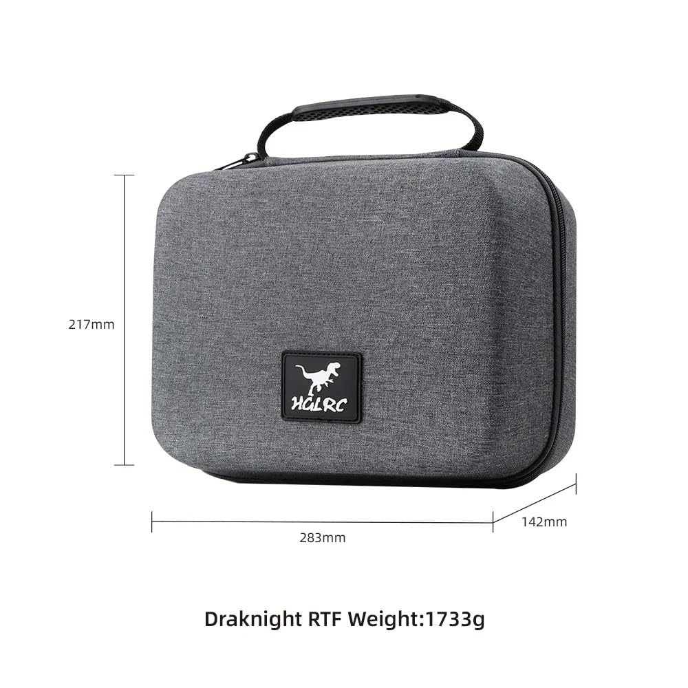 para HGLRC para Draknight 2 Pulgadas para RTF Set Drone con Controlador C1 5.8G FPV Goggles para para piloto Principiante